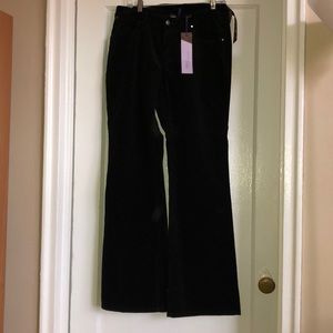 black corduroy pants